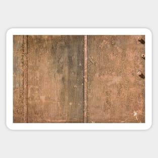 Metal rusty texture background rust steel. Industrial metal texture. Grunge rusted metal texture, rusty background Sticker